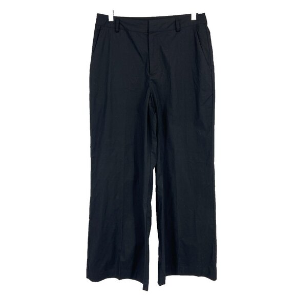 Gorman Women AU 10 US 6 Wide Leg Pant Black Lightweight...